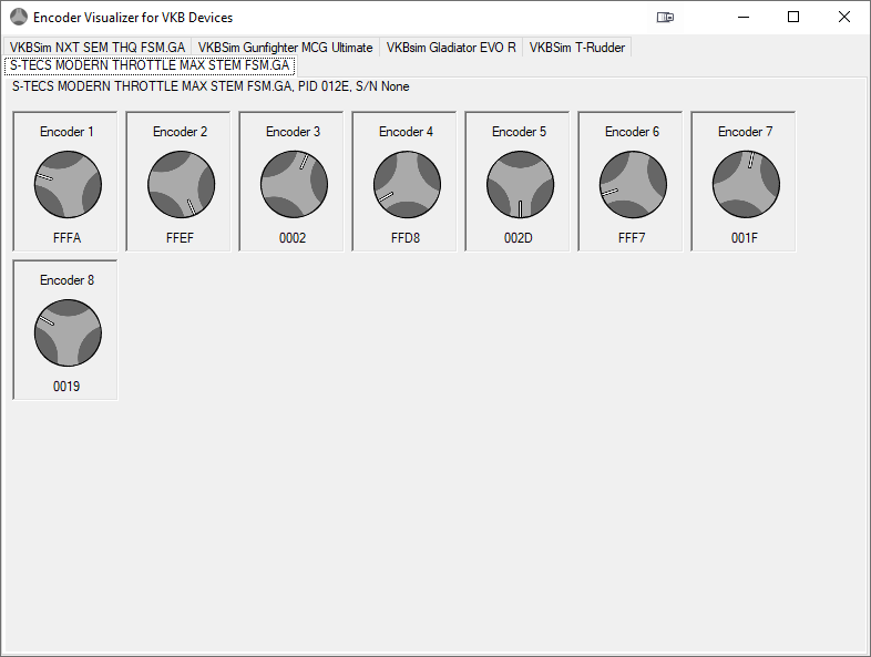 Encoder Visualizer main window.